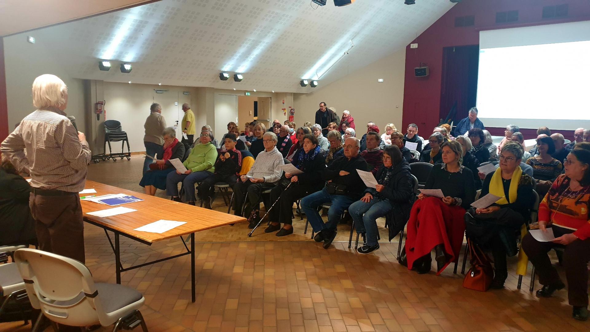 L' assemblée durant l'AG